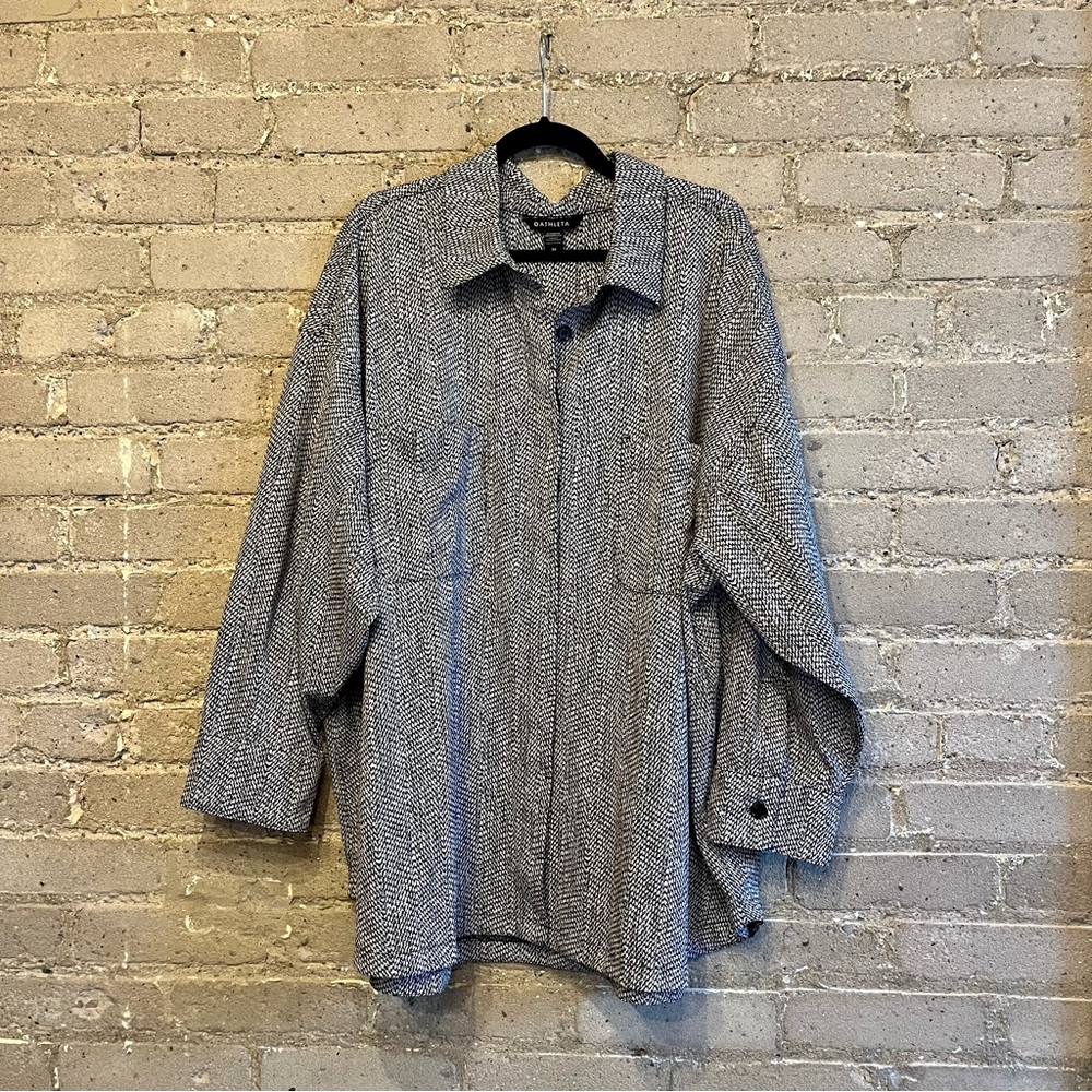 Athleta Textured Shirt Jacket - Size 3X - Picture 6 of 14